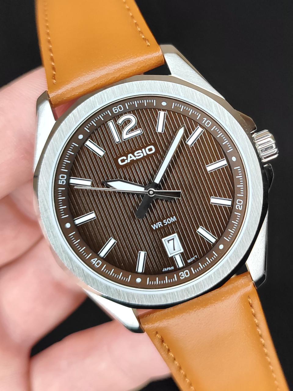 Наручные часы мужские Casio MTP-E725L-5A Timeless Collection со стальным корпусом Коричневый (2713388428)