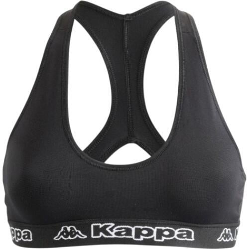 Топ жіночий Kappa REGGISENO SPORTY ELASTICO LOGATO L/XL Чорний (K2150Nero)