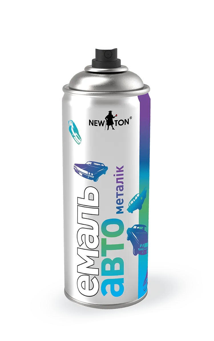 Краска аэрозольная New Ton 152 металлик 400 мл Паприка (57861) Краска аэрозольная New Ton 152 металлик 400 мл Паприка (57861)