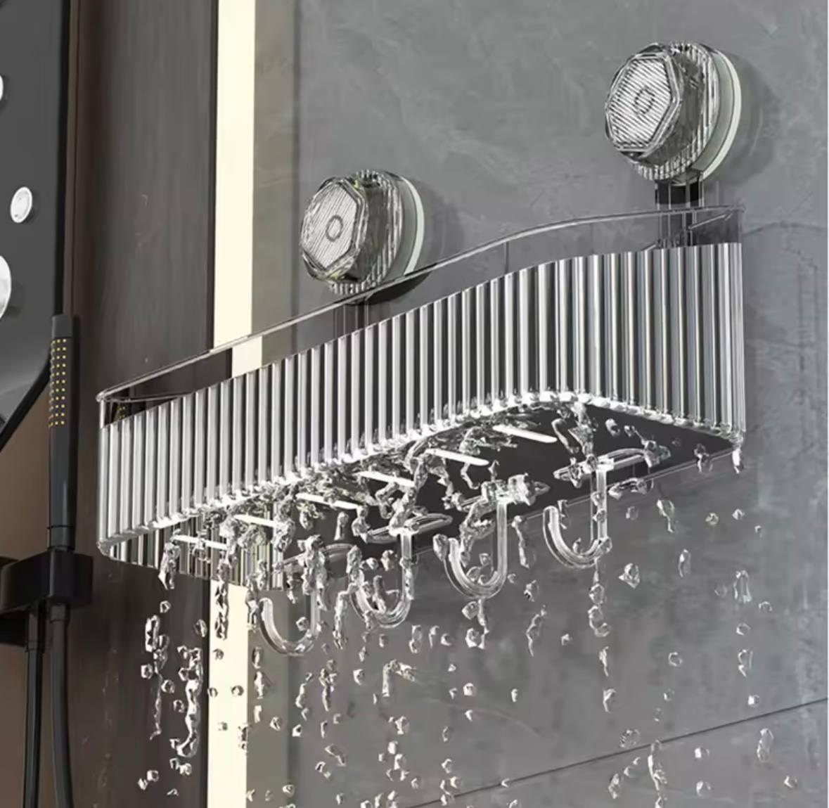 Полка-органайзер для ванной комнаты на присосках (016b1f48) - фото 5 Полка-органайзер для ванной комнаты на присосках (016b1f48) - фото 5