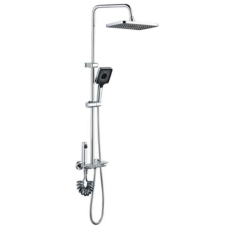 Душова колона зі змішувачем MIXXUS Premium MARLIN 009-J з кнопкою перемикання 4 режими (MI6830)
