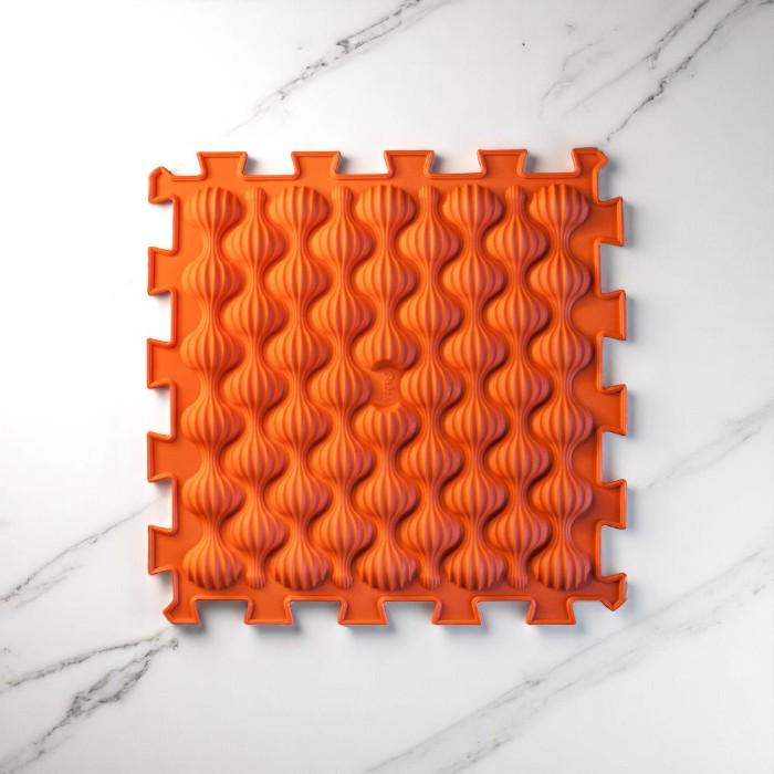 Розвиваючий килимок масажний Пазл мушлі 1 ел. Помаранчевий (OR00001270) - фото 3 Розвиваючий килимок масажний Пазл мушлі 1 ел. Помаранчевий (OR00001270) - фото 3