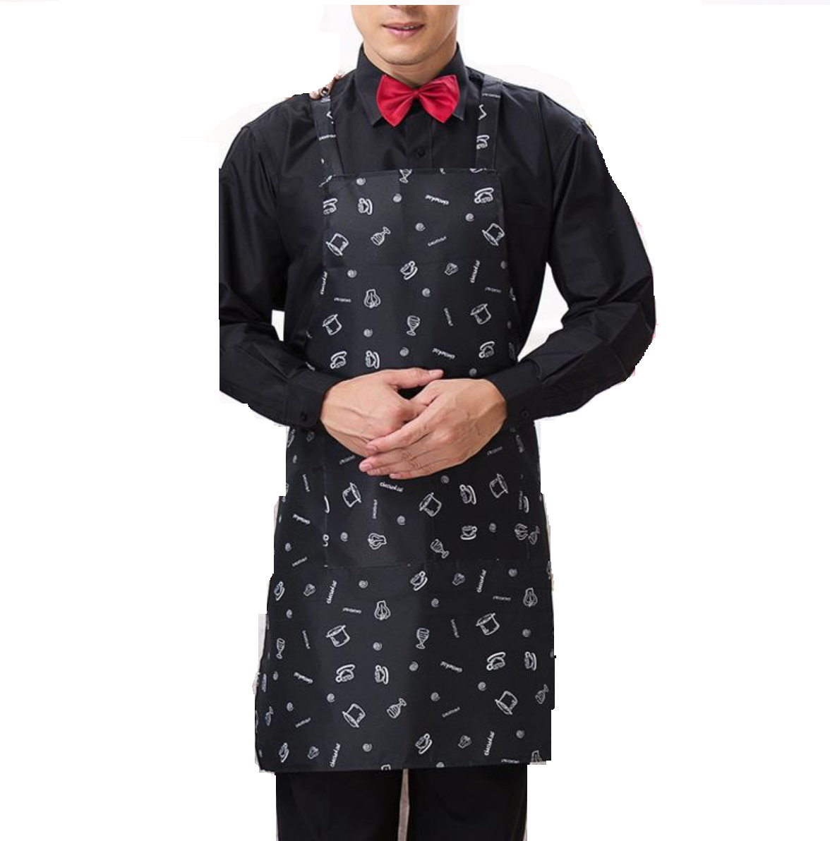 Фартук кухонный с принтом посуды 11263 78х60 см (4570844) Фартук кухонный с принтом посуды 11263 78х60 см (4570844)