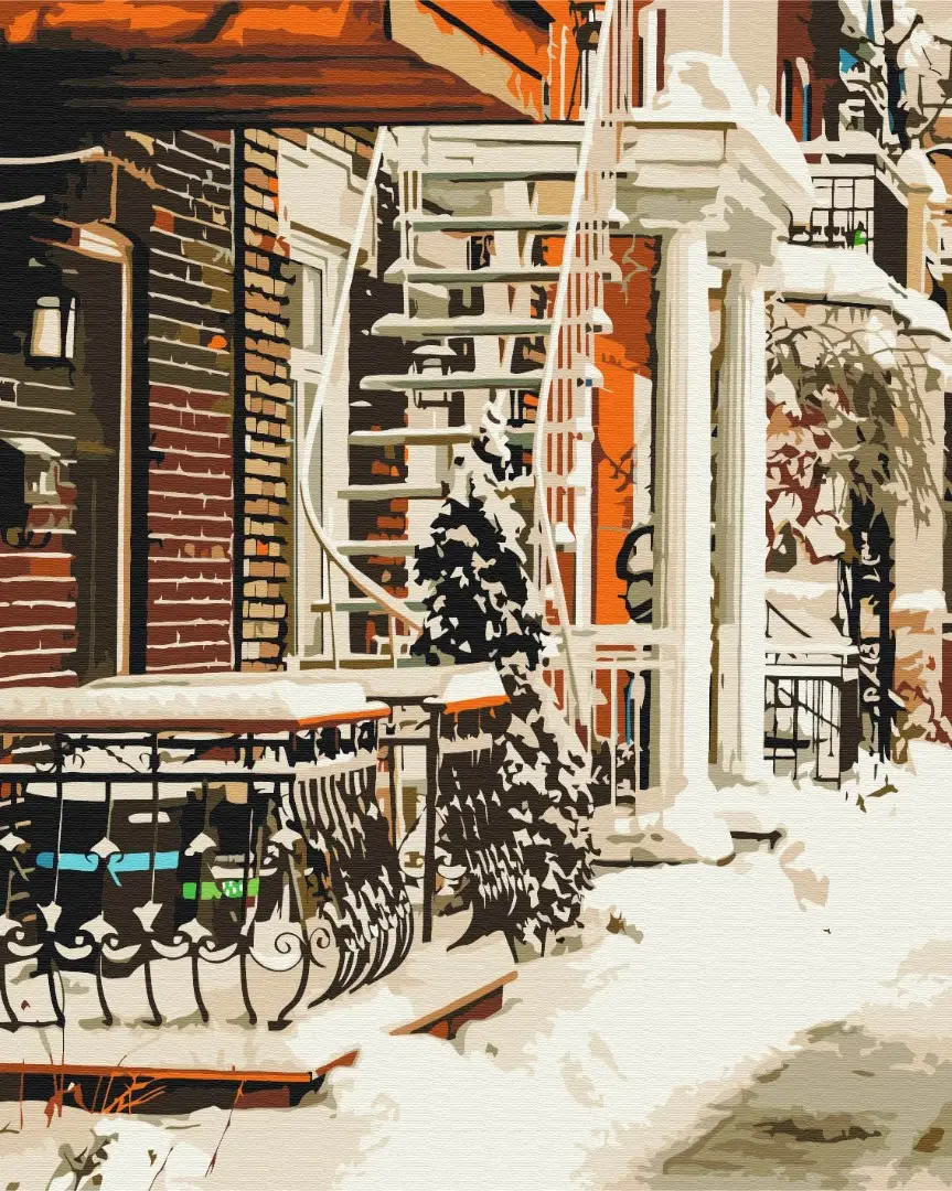 Картина по номерам Brushme Зимний уют 40x50 см (BSM-B52479) Картина по номерам Brushme Зимний уют 40x50 см (BSM-B52479)