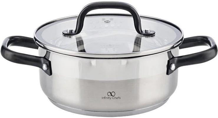 Кастрюля Bergner Infinity Chefs Vita индукционная с нержавеющей стали 9 л (BGIC-3622)