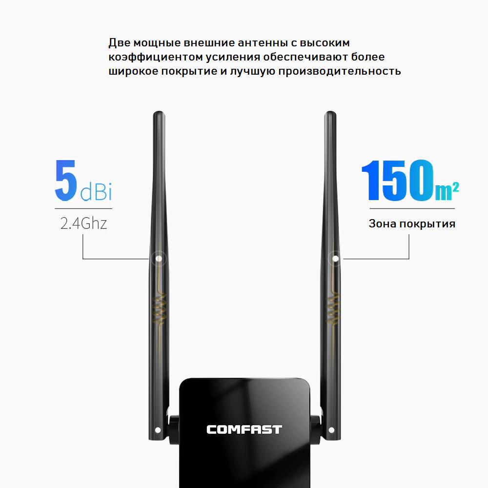 Роутер-підсилювач WiFi сигналу Comfast WR302S - фото 3