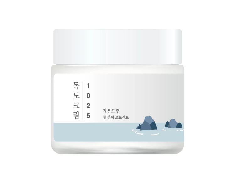 Крем зволожуючий Round LAB 1025 Dokdo Cream з морською водою 80 мл - фото 1