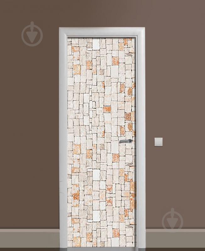 Наклейка на дверь Zatarga «Египетская кладка» 650х2000 мм виниловая 3Д наклейка декор самоклеящаяся Наклейка на дверь Zatarga «Египетская кладка» 650х2000 мм виниловая 3Д наклейка декор самоклеящаяся