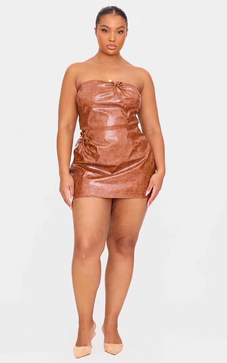 Юбка Pretty Little Thing CNK8768 48 Коричневый