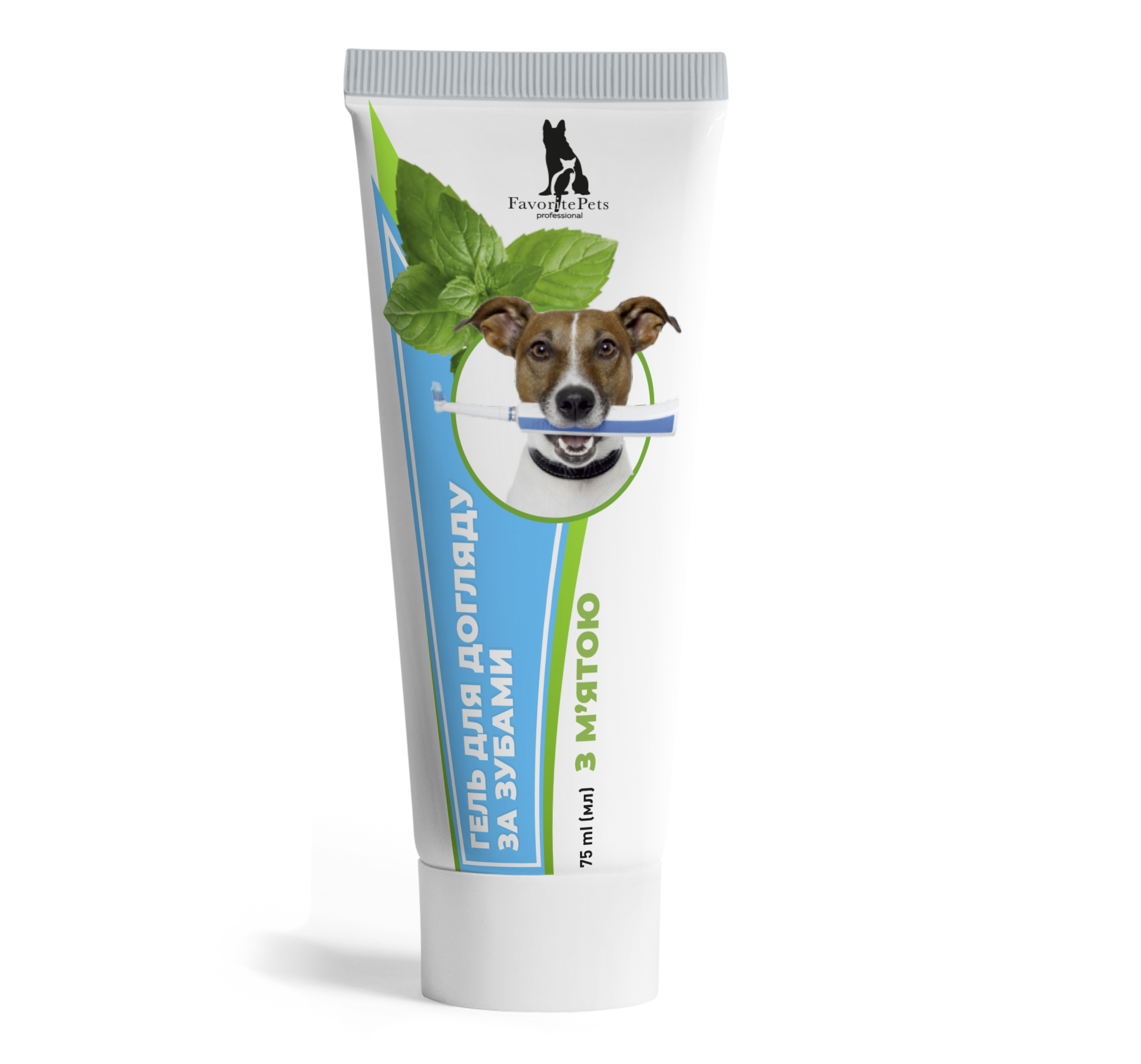 Зубний гель Favorite Рets Для догляду за зубами з м'ятою 75 мл (00-00029042)