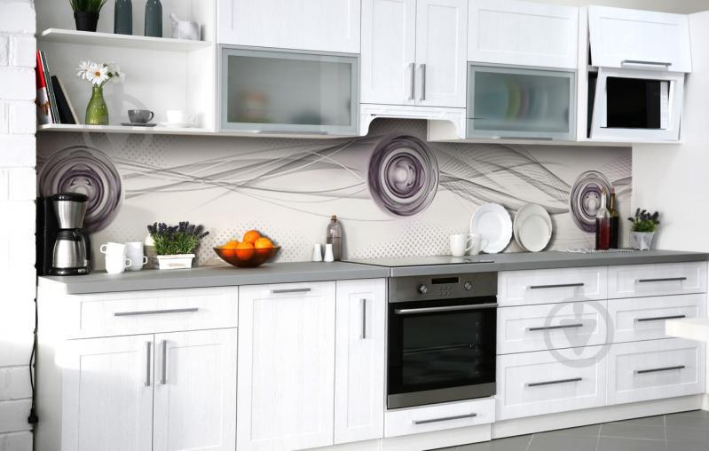 Скинали на кухню Zatarga «Эффект воронки» 600х2500 мм виниловая 3Д наклейка кухонный фартук самоклеящаяся Скинали на кухню Zatarga «Эффект воронки» 600х2500 мм виниловая 3Д наклейка кухонный фартук самоклеящаяся