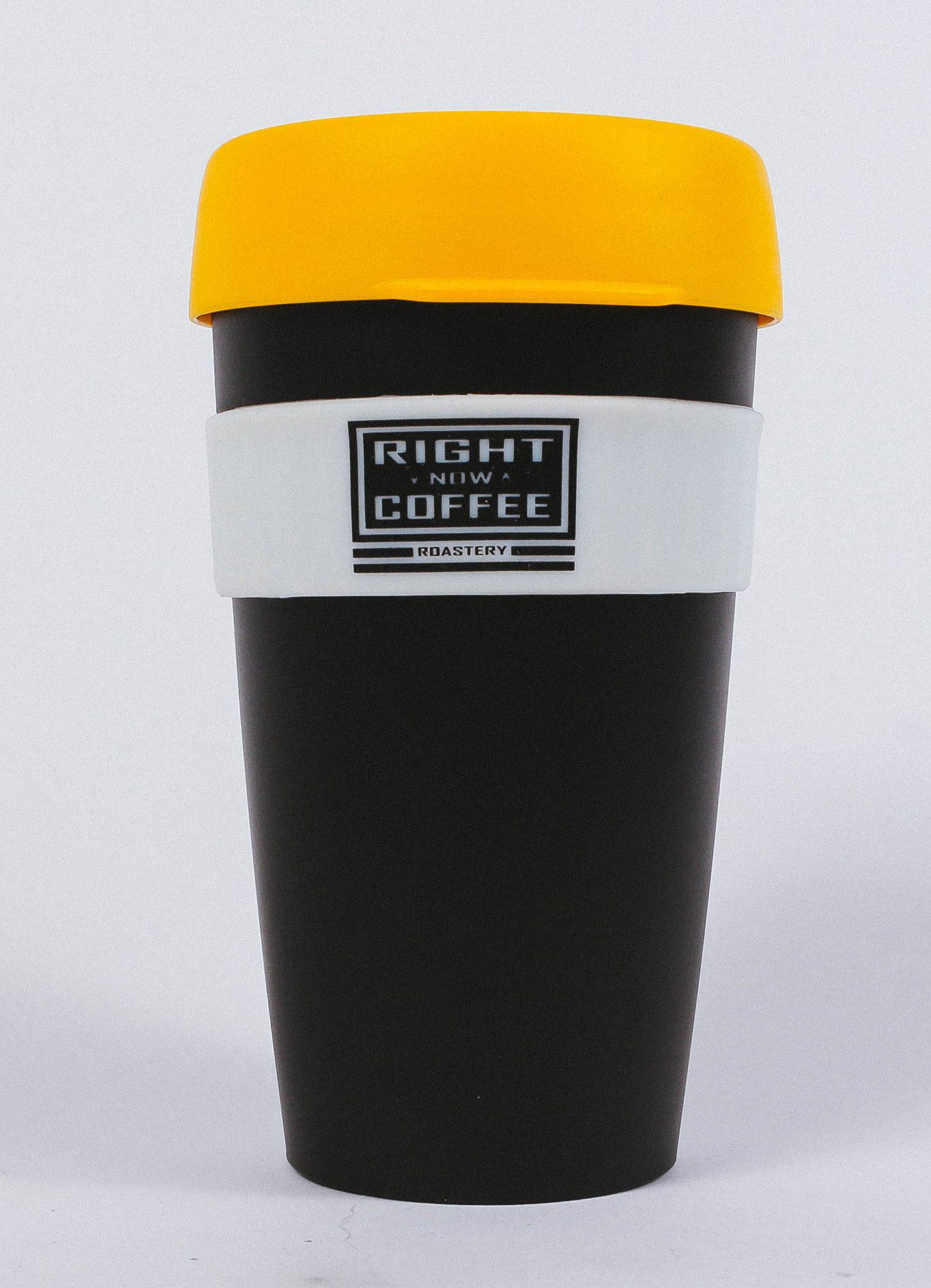 Чашка KeepCup RN Coffee Black 454 мл Черный/желтый