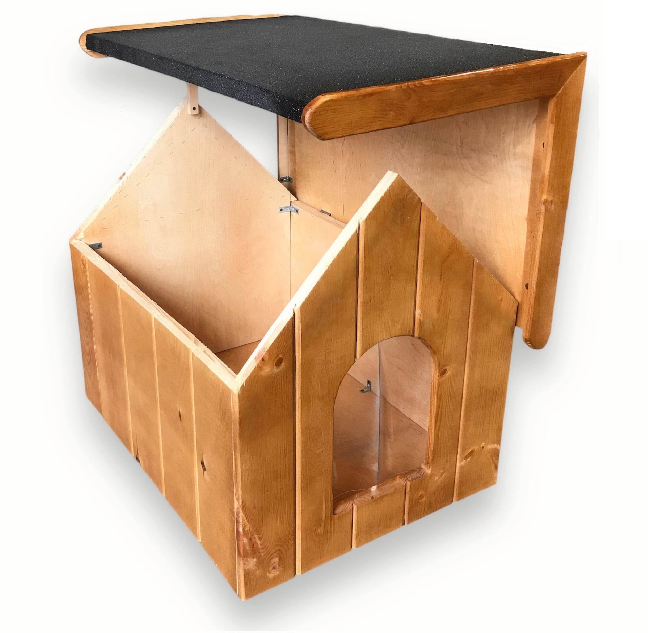 Будка для собаки Боніта комфорт фарбована утеплена 45х65х65 см (25207860)