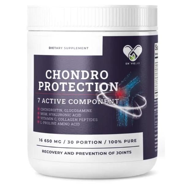 Комплекс для суставов Envie Lab Chondro Protection 7 Active with Collagen 2 Type 499,5 г 30 порций Banana (000022372)
