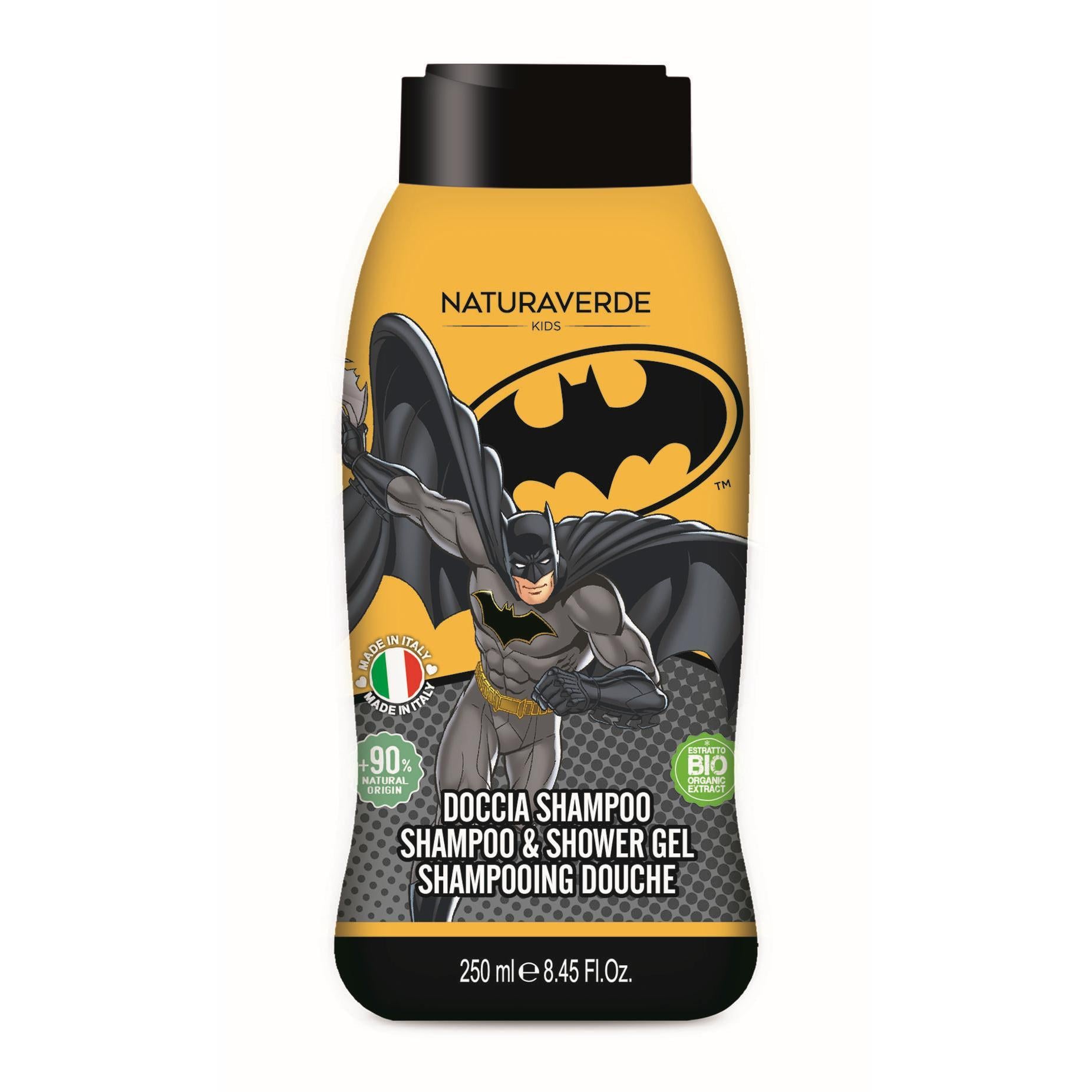 Шампунь та гель для душу для дітей Naturaverde Disney Classic Batman 250 мл (14607)