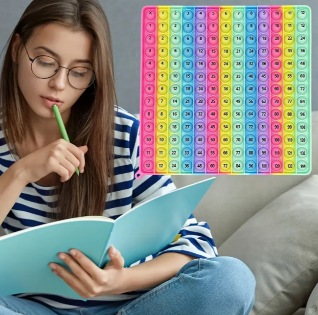 Гра розвиваюча Таблиця множення 12x12 сенсорна антистрес (2104) - фото 7