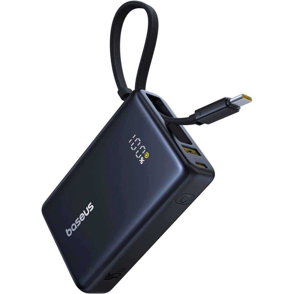 Батарея портативна BASEUS PicoGo Digital Display 10000 mAh 45 W P10076803123-00 Black