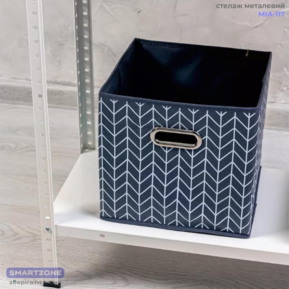 Стеллаж металлический на 5 полок 170х75х30 см Белый (МИА-117) - фото 7