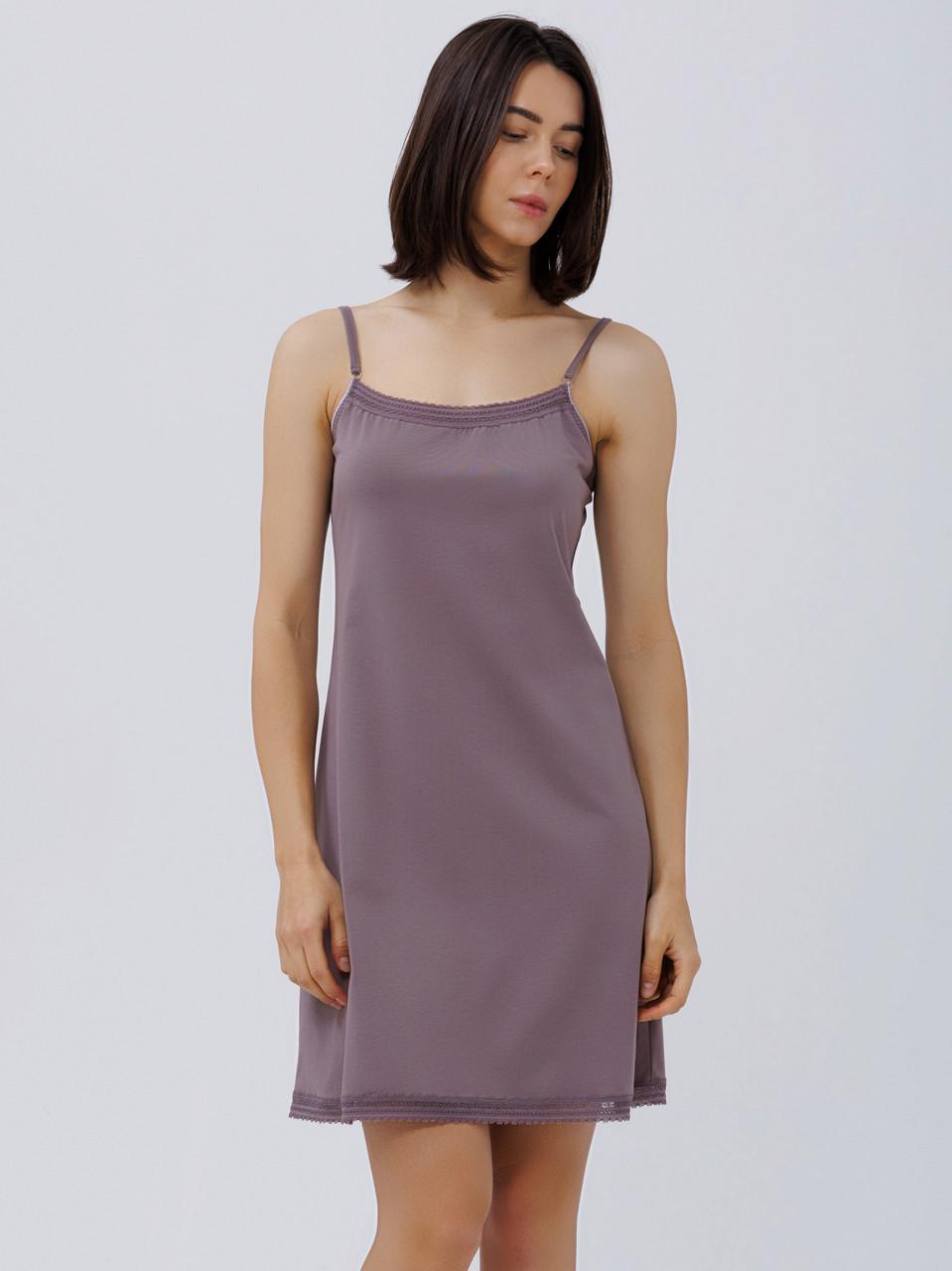 Ночная рубашка женская Leinle хлопковая L Сиреневый (1766/16681) Ночная рубашка женская Leinle хлопковая L Сиреневый (1766/16681)