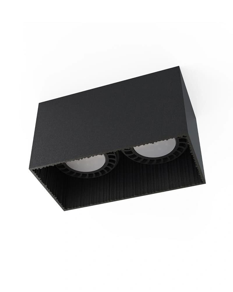 Точечный светильник-спот Nowodvorski 9316 Groove GU10 ES111 2x15W IP20 Черный (28687726)