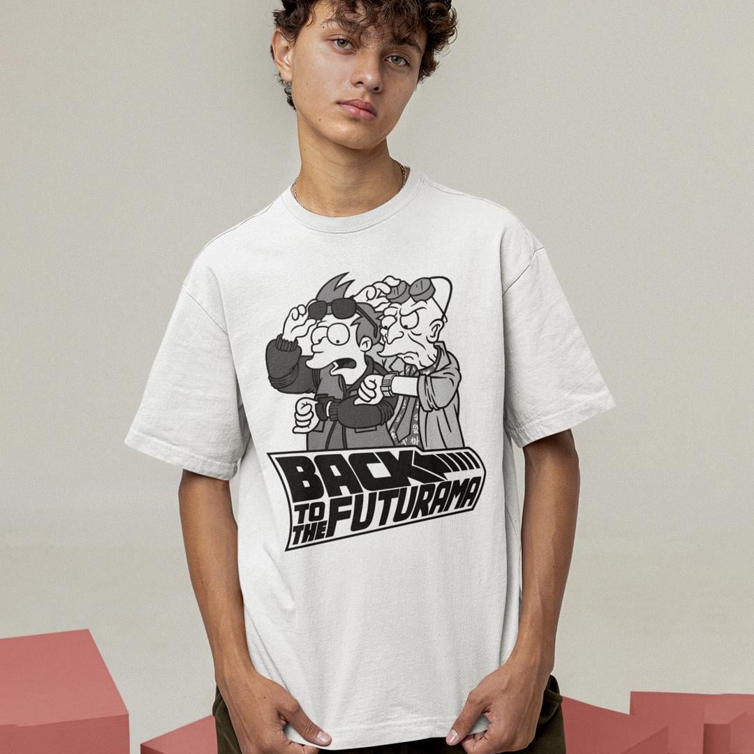 Футболка унисекс Futurama Back To The Futurama wht S Белый (32697865)