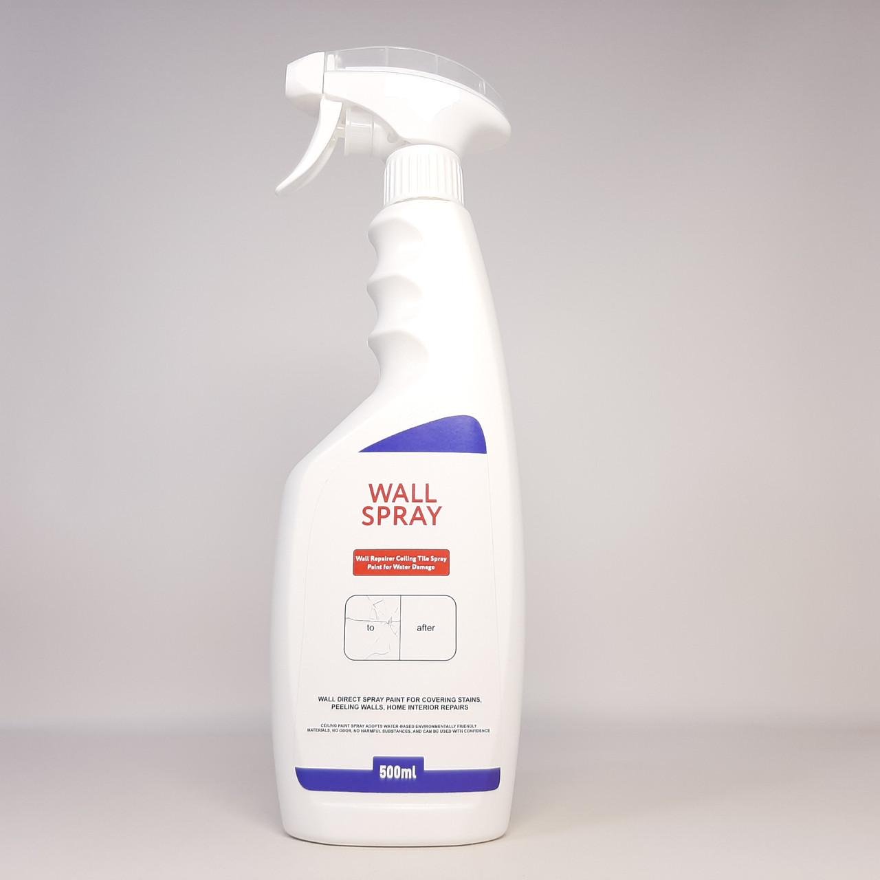 Фарба-спрей Wall Spray для внутрішніх робіт 500 мл Білий (X-2481) - фото 2 Фарба-спрей Wall Spray для внутрішніх робіт 500 мл Білий (X-2481) - фото 2
