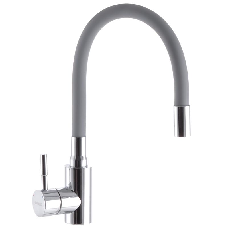 Смеситель для кухни Champion SAS CH0289 с гибким изливом Серый (77993)