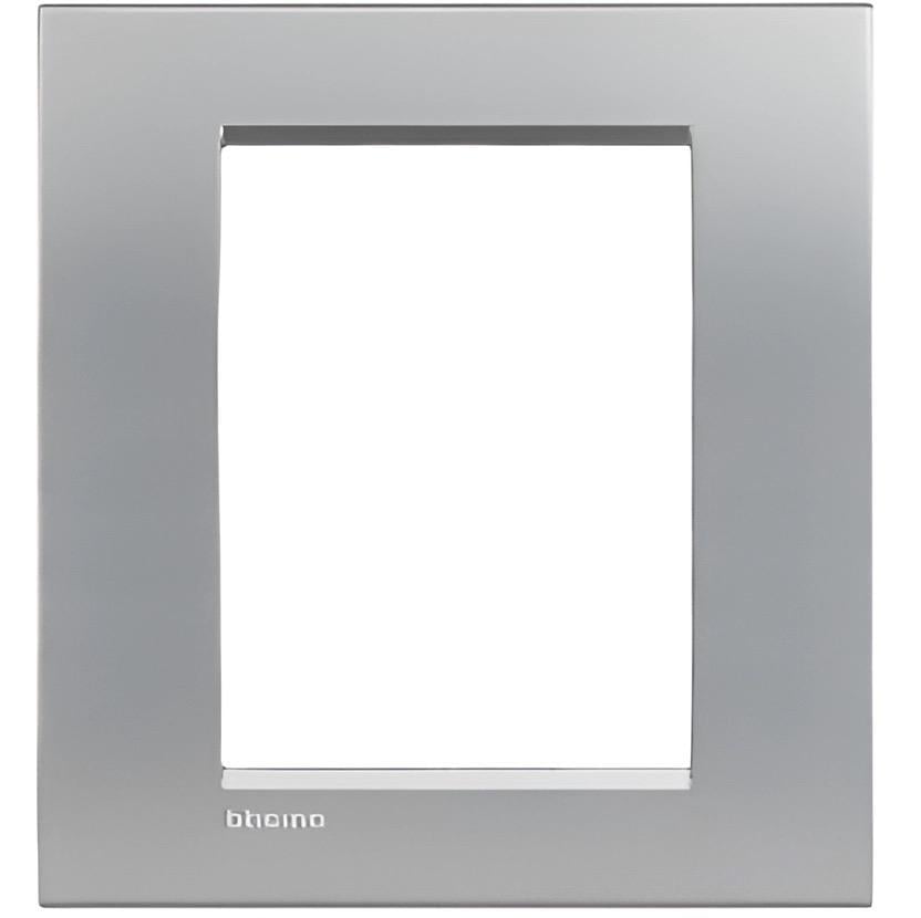 Рамка Legrand BTicino LivingLight прямоугольная 3+3 м Алюминий (ERC-LNC4826TE)