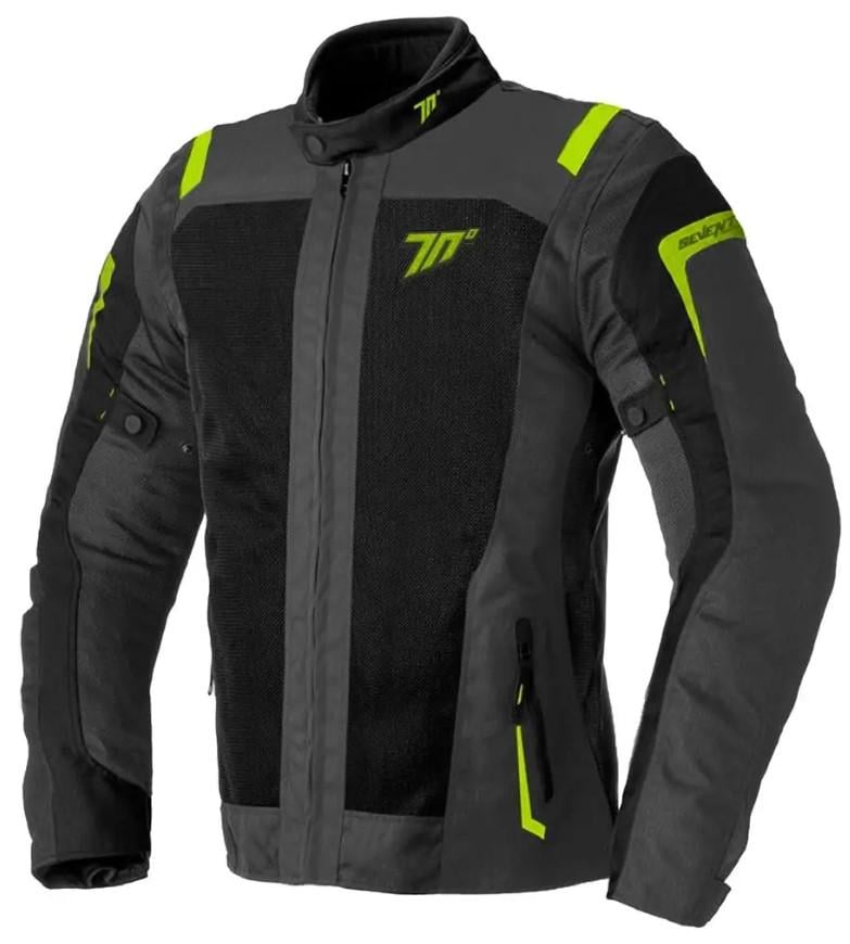 Мотокуртка Seventy JT66 SAHARA M Grey/Yellow (38091)