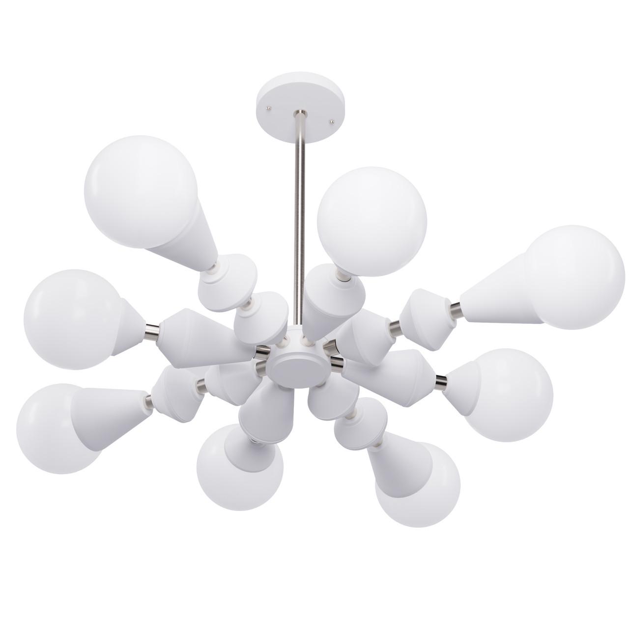 Люстра Pikart Lights Stella dome V8 6007 Серебряный/Белый (1692309242)