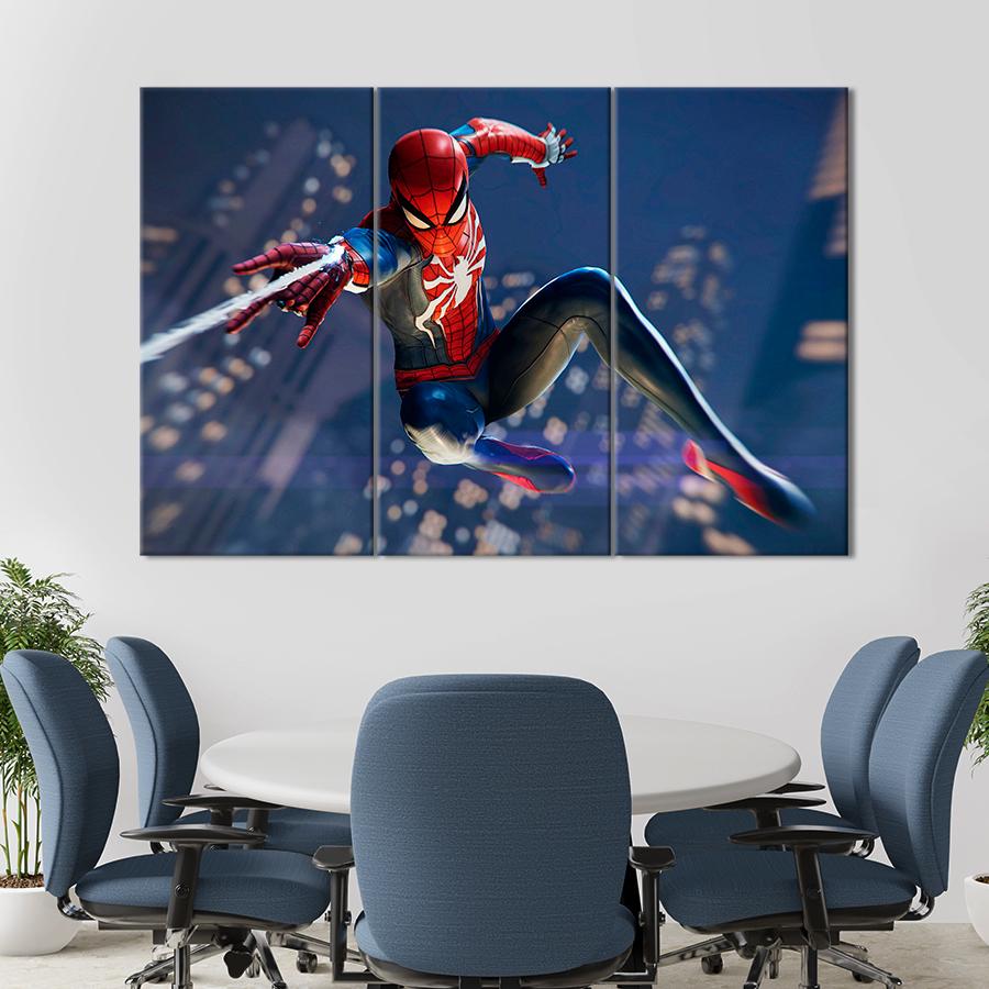 Настенний декор Экшен-игра Marvel's Spider-Man: Майлз Моралес 128x81 см (A188-3)
