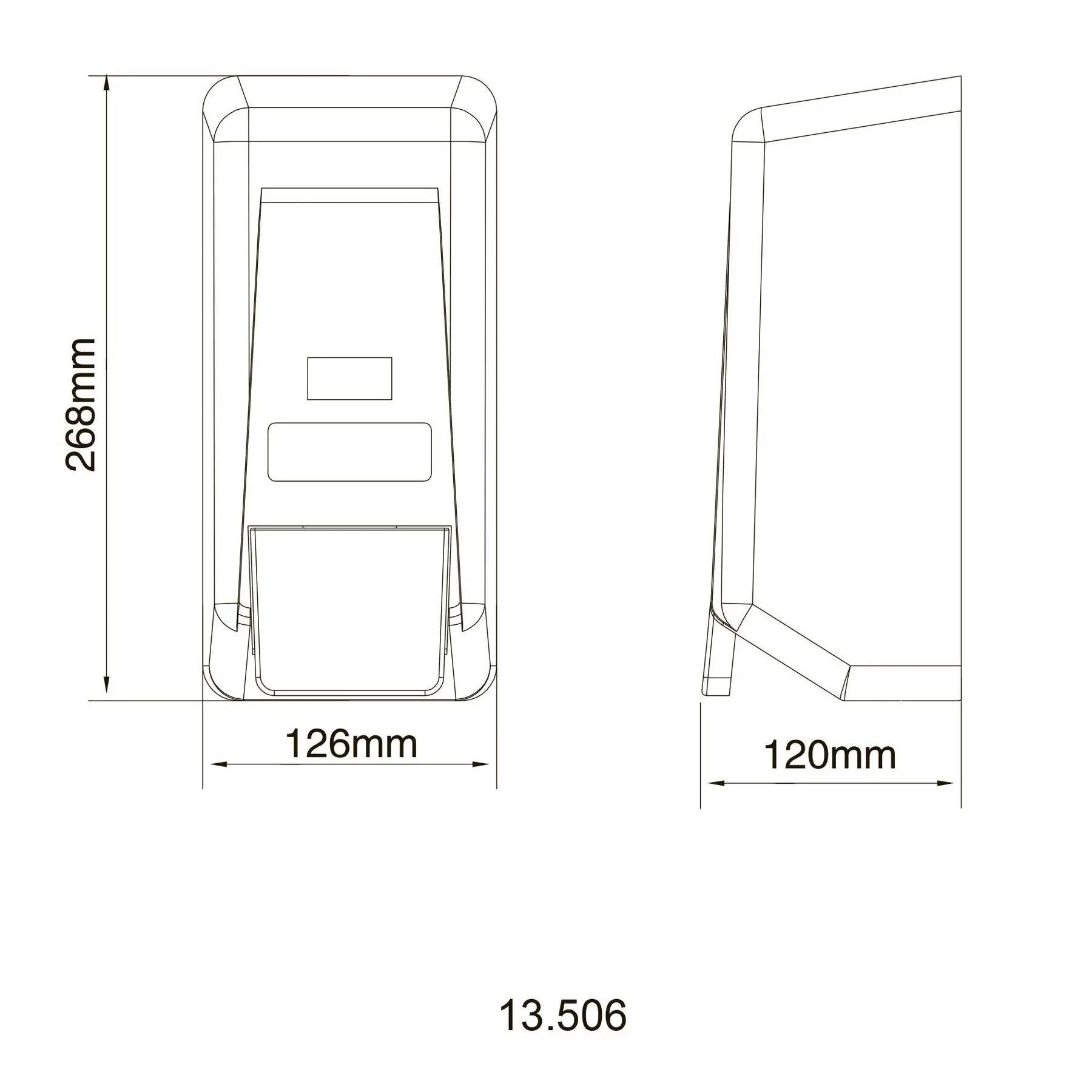 Дозатор жидкого мыла HOTEC 13.506 ABS White (GSR-000021490) - фото 5