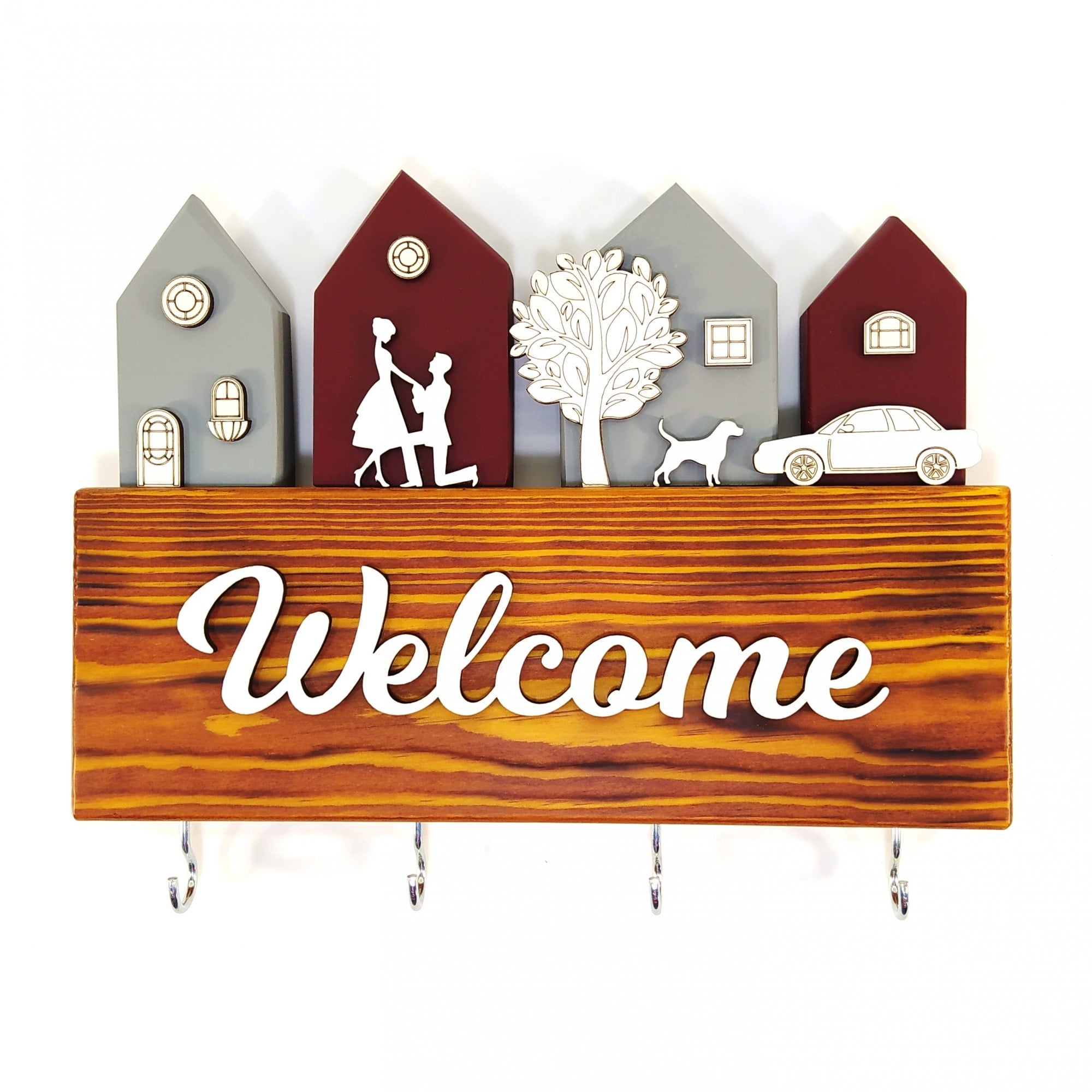 Ключниця  Майстерня містера Томаса Welcome 28х30х3 см (21652602)