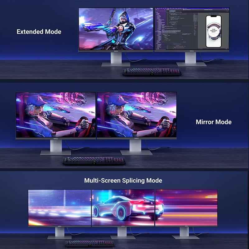 Кабель UGREEN DisplayPort 1.4 8K 60Hz 4K 240Hz 2K 240Hz 1080p 240Hz 32.4 Гбіт/с VESA DP G-Sync Free Sync HDR 10+ 3 м Чорний (25906) - фото 10 Кабель UGREEN DisplayPort 1.4 8K 60Hz 4K 240Hz 2K 240Hz 1080p 240Hz 32.4 Гбіт/с VESA DP G-Sync Free Sync HDR 10+ 3 м Чорний (25906) - фото 10