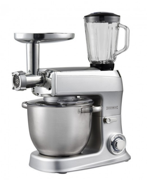 Кухонний комбайн Royalty Line RL-PKM-2100BG 3в1 7,5 л Silver (16903)