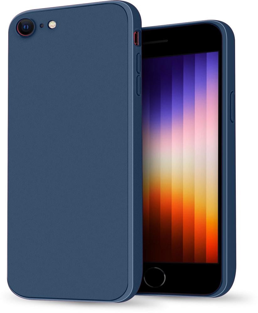 Силиконовый чехол HardCorner iPhone SE 2022 (с микрофиброй) Blue (34788-28) Силиконовый чехол HardCorner iPhone SE 2022 (с микрофиброй) Blue (34788-28)