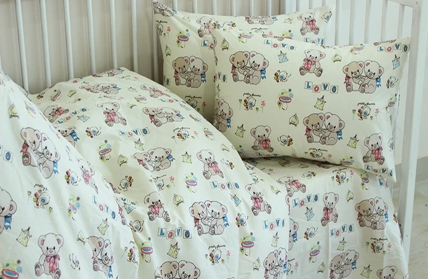 Комплект постільної білизни в ліжечко TAG Tekstil Ведмедики Love (11825) Комплект постільної білизни в ліжечко TAG Tekstil Ведмедики Love (11825)
