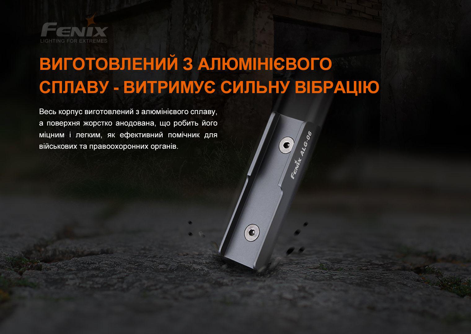 Кріплення на зброю для виносної кнопки Fenix ALG-06 M-Lok Black (12586347) - фото 7