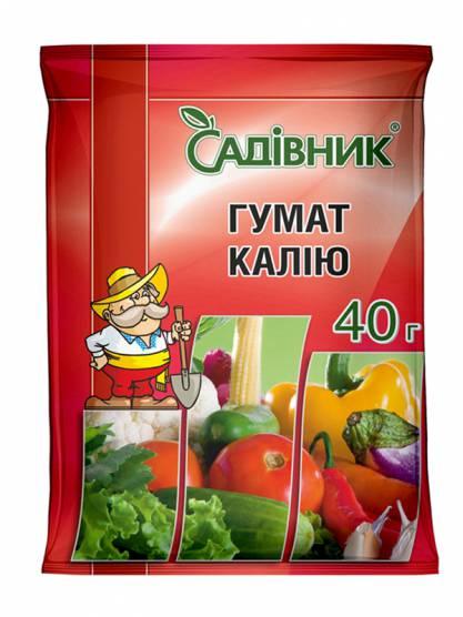 Гумат калия Садівник 40 г