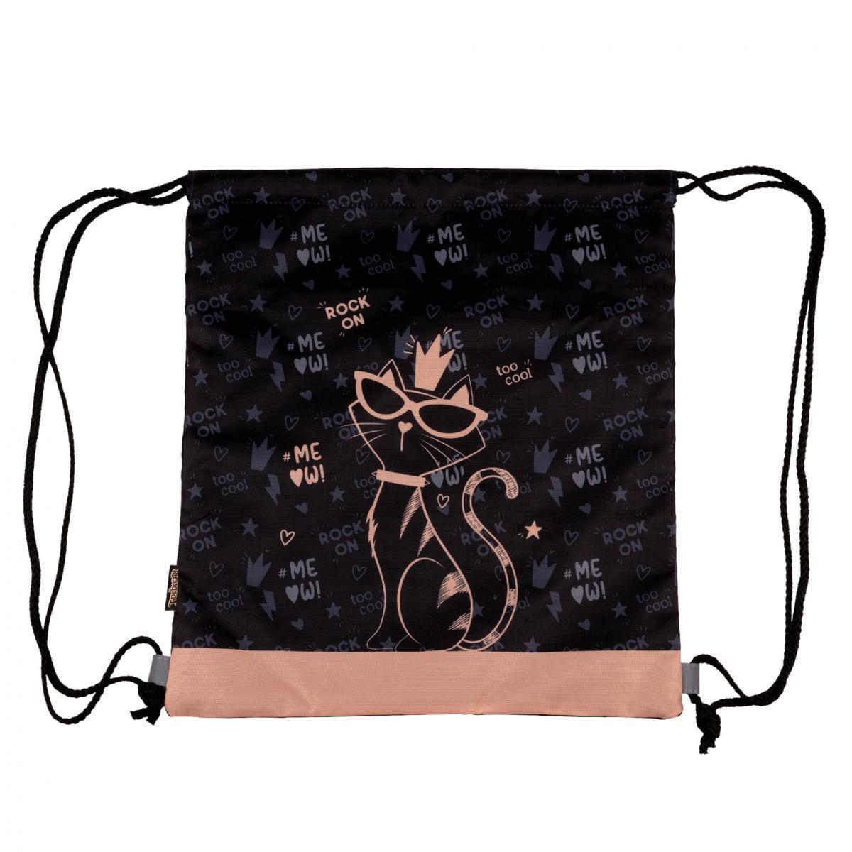 Сумка для обуви 1Вересня Pussycat 40x35 см Черный (533482)