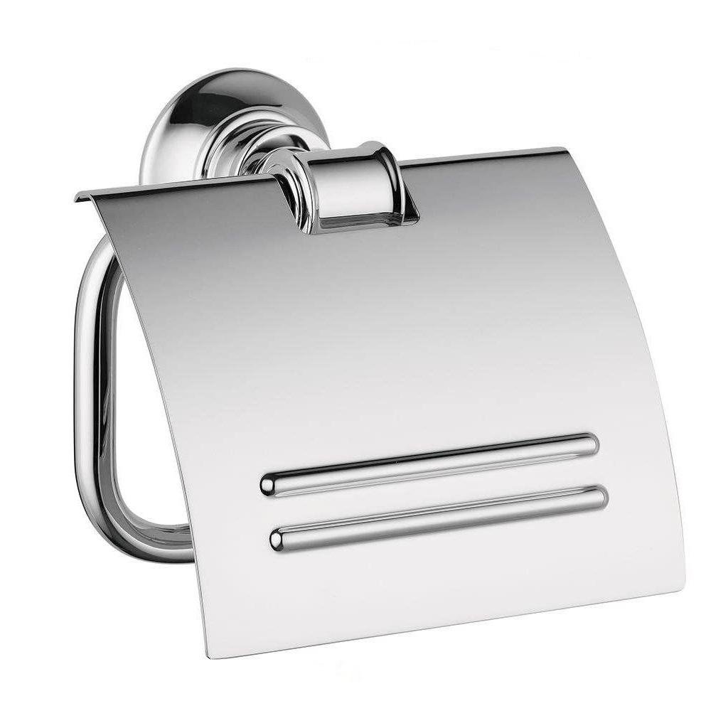 Держатель для туалетной бумаги Hansgrohe AXOR Montreux 42036000 с крышкой Хром (124574)