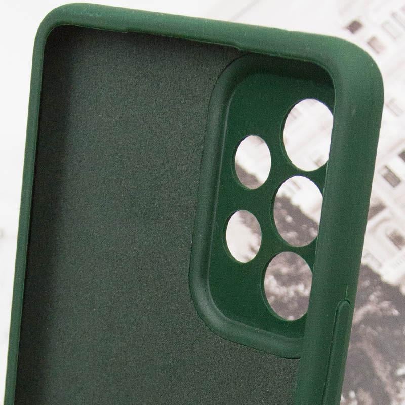 Протиударний Чохол Silicone Cover Lakshmi Full Camera (AAA) для Samsung Galaxy A73 5G Зелений / Cyprus Green - фото 7