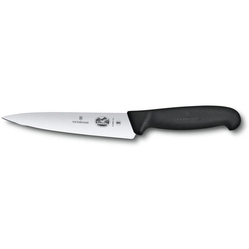 Кухонний ніж Victorinox Vx52003.15 Fibrox Kitchen 349 мм Чорний