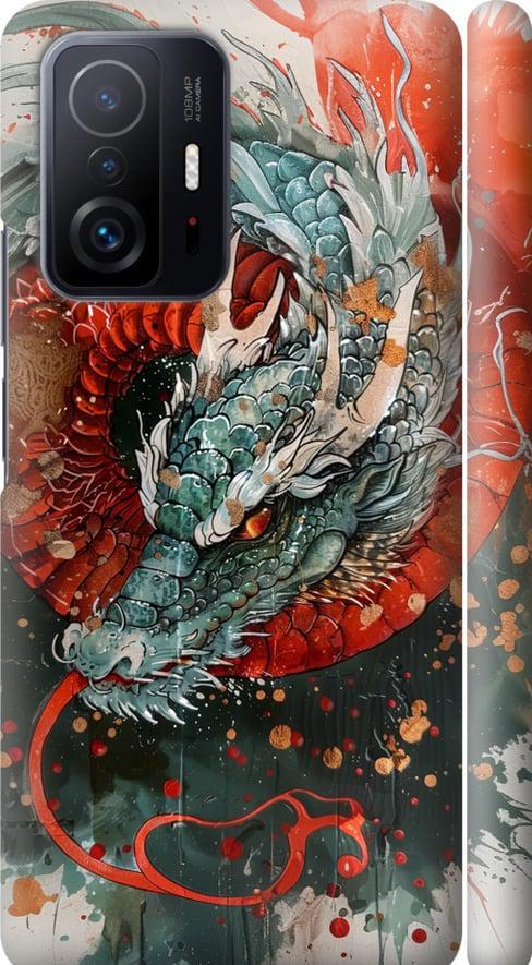 Чехол на Xiaomi 11T Pro Стихия огня (6101m-2552-42517)