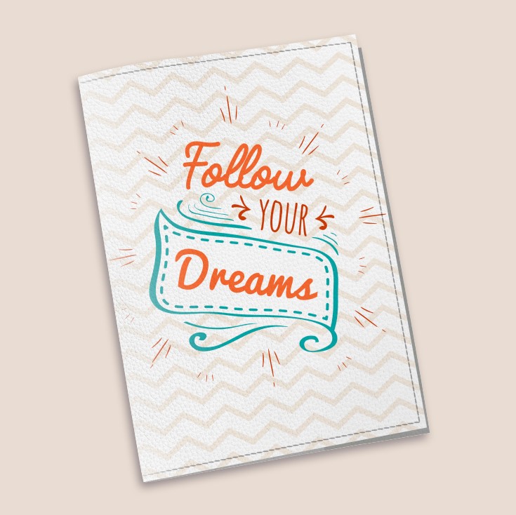 Обложка на паспорт The cover Follow your dreams 9,6х13,3 см (913147)