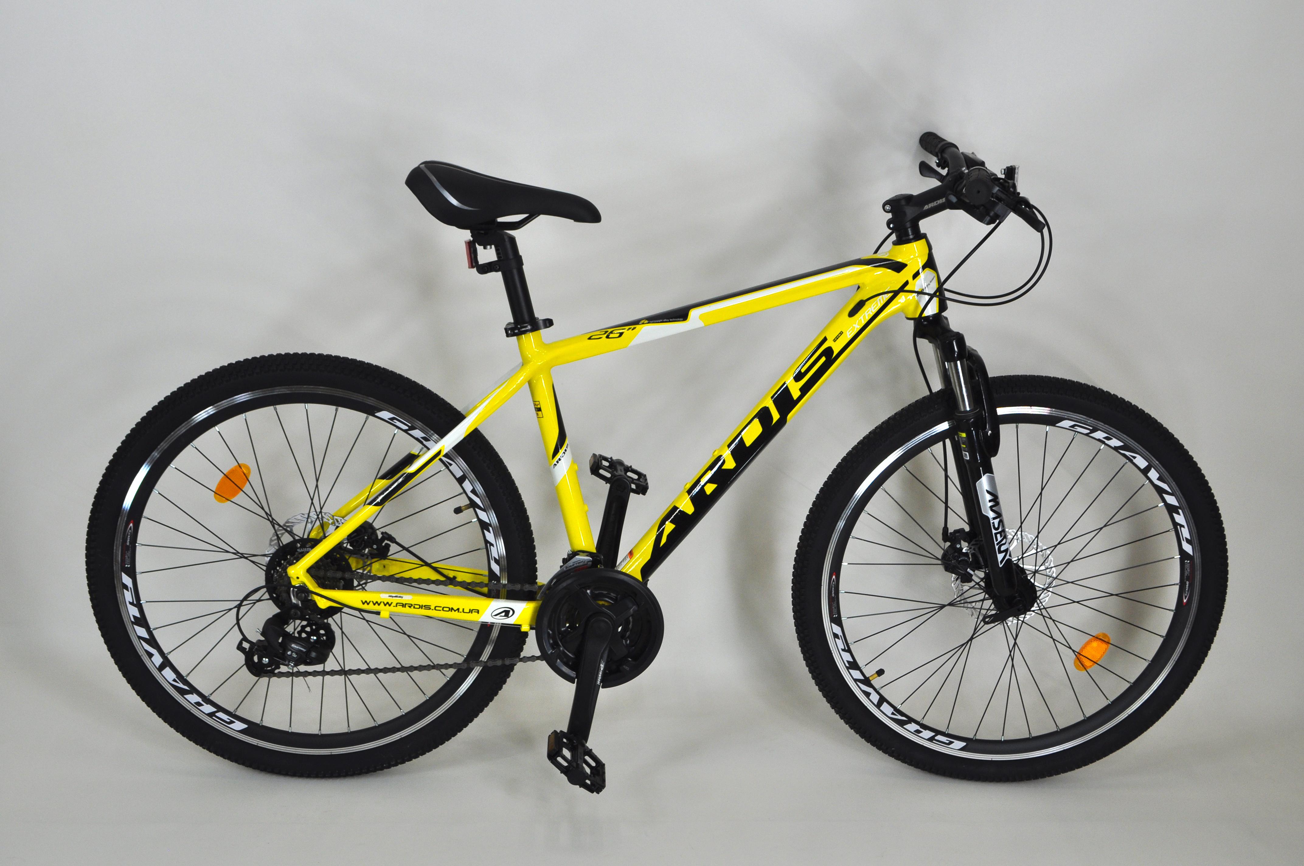 Велосипед 26" Ardis Extreme Eco МТВ AL 17,5" Желтый - фото 4