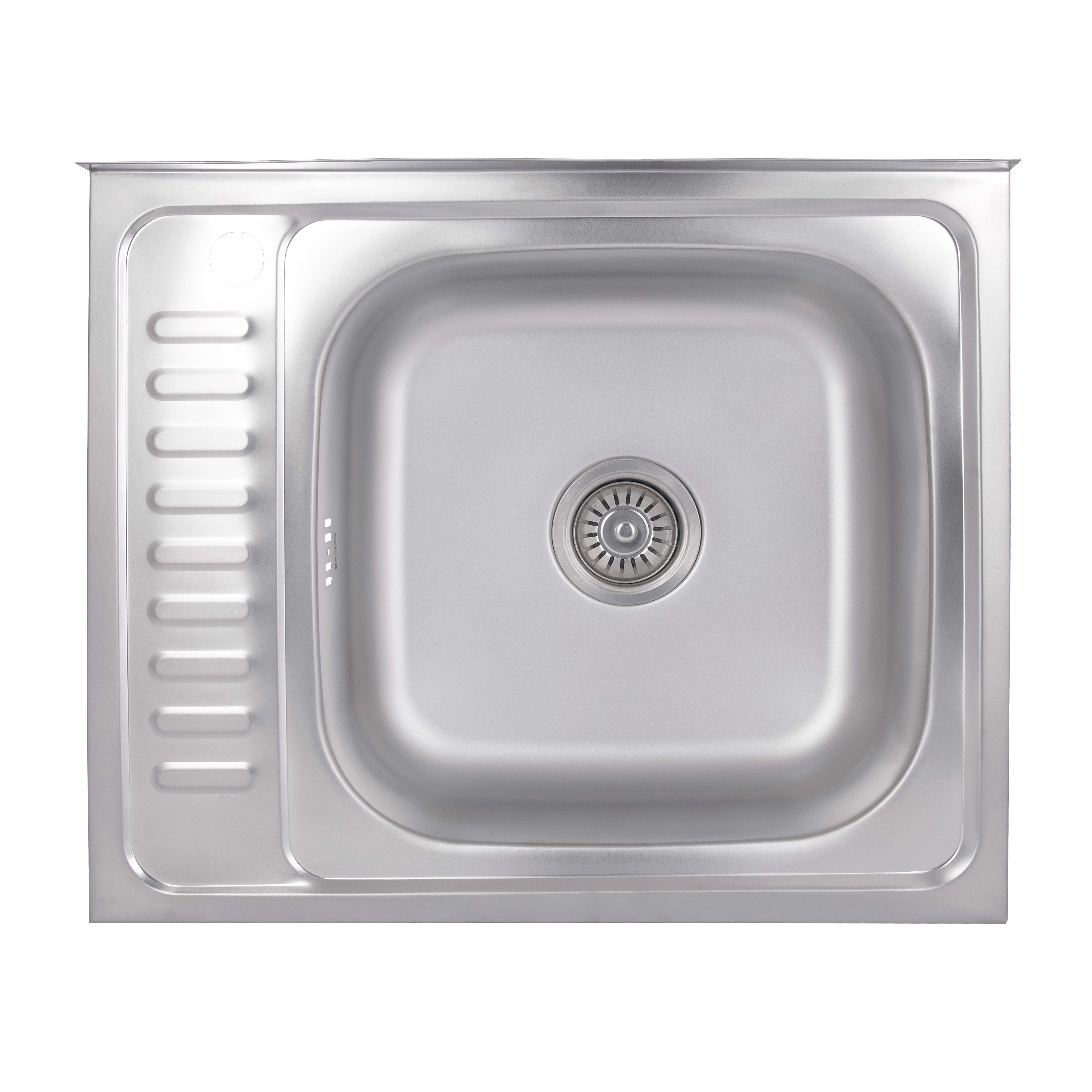 Мийка для кухні накладна Brinex 6050-R Satin 0,6 мм (31022602) Мийка для кухні накладна Brinex 6050-R Satin 0,6 мм (31022602)