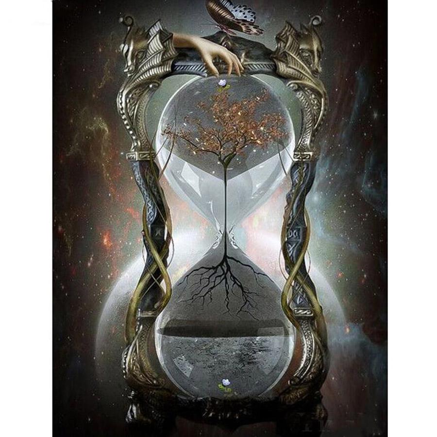 Алмазная вышивка Diy Песочные часы 24х30 см