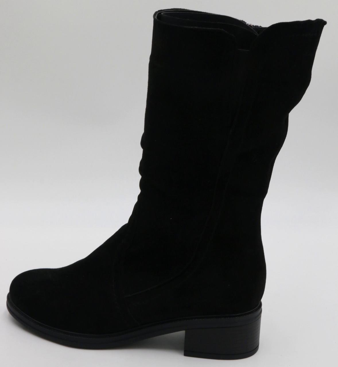 Сапоги женские замшевые зимние Starmani р. 40 Черный (3021з) - фото 8 Сапоги женские замшевые зимние Starmani р. 40 Черный (3021з) - фото 8