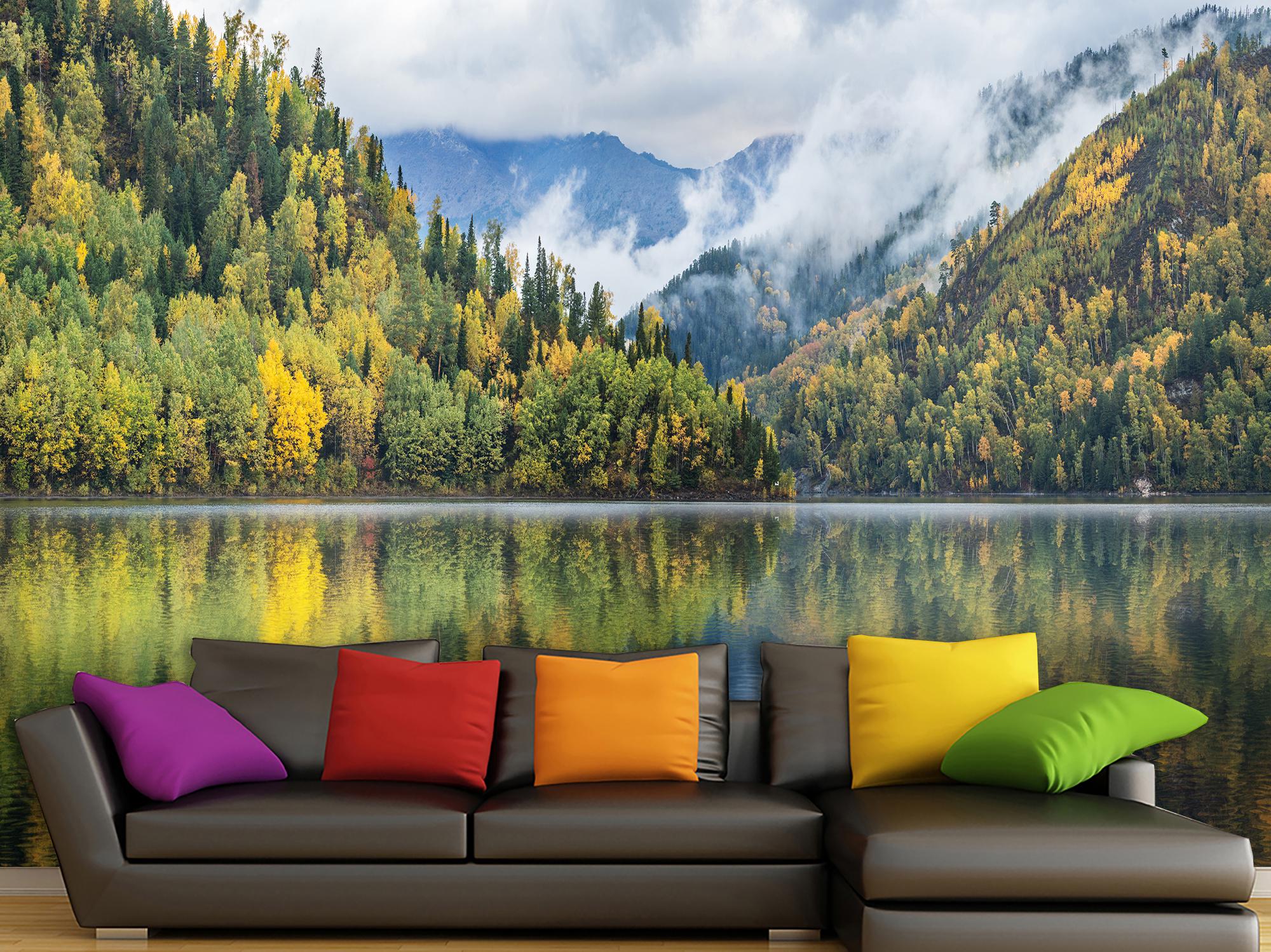 Фотообои флизелиновые Upstream Тишина горного озера 285х190 см (S5NTR-091/4) - фото 6